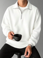 Quarter Zipper Cotton